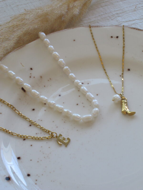 Cowboy CHARM Pearl Necklace - Image 4