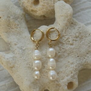 Triple Pearl HOOPS